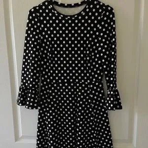 kate spade | Dresses | Kate Spade Domino Dot Flounce Sleeve